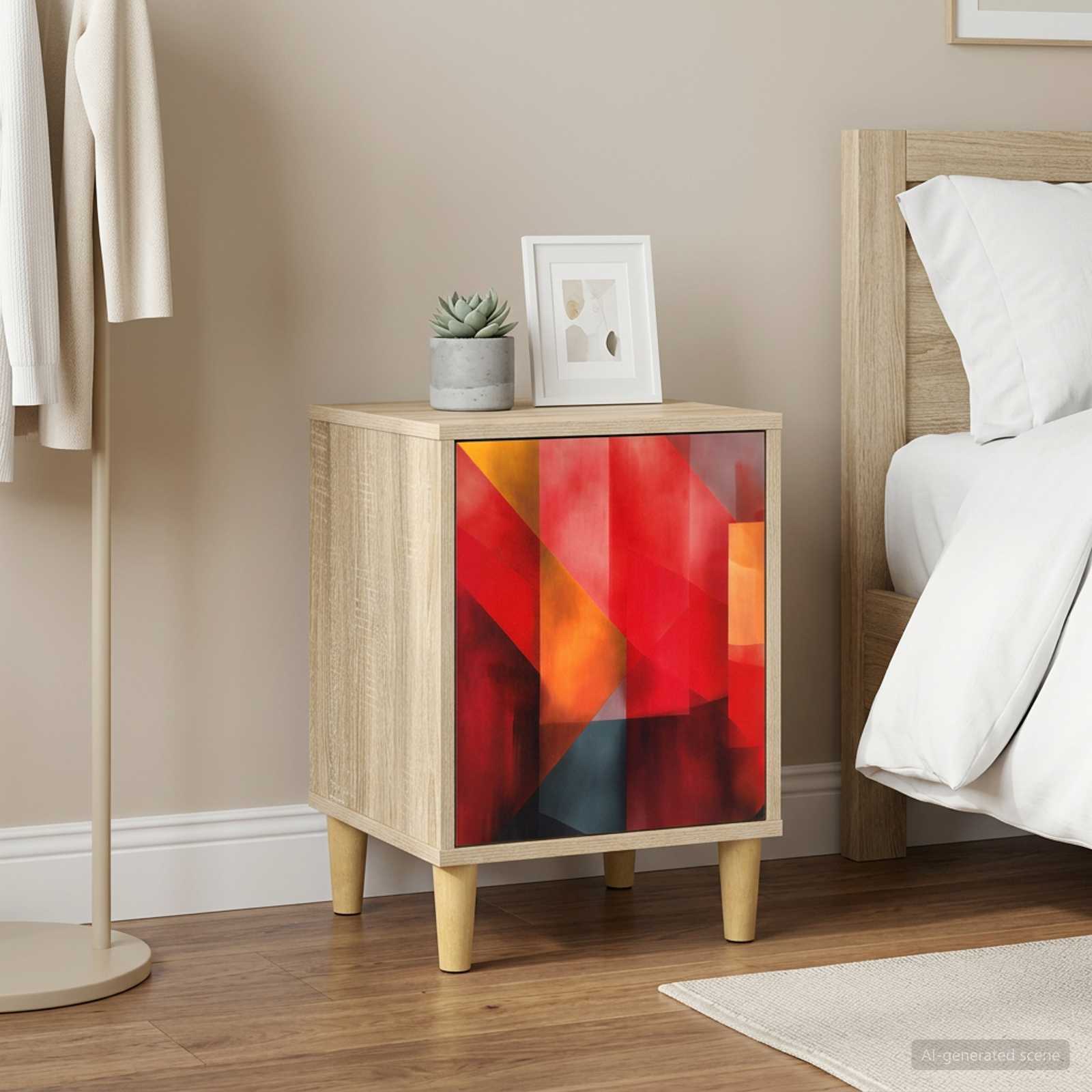 vidaXL Szafka Nocna HEESCH 2 szt. dąb Sonoma 36 x 33 x 50 cm