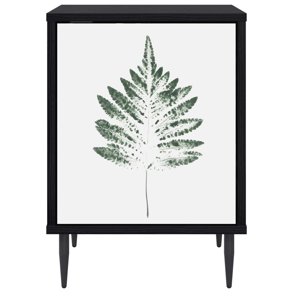 vidaXL Szafka Nocna HANAU 2 szt. Czarny dąb 36 x 33 x 51 cm