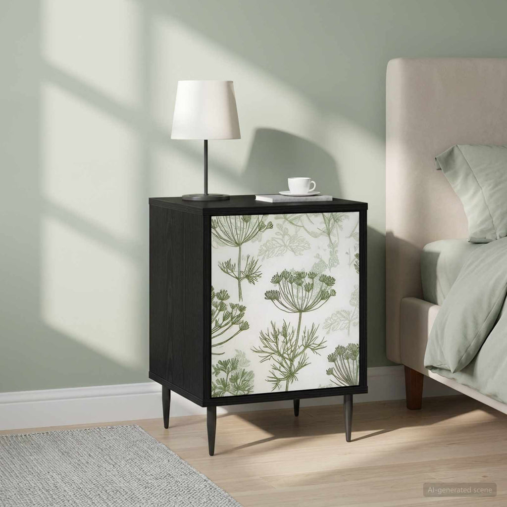 vidaXL Szafka Nocna GOTHA 2 szt. Czarny dąb 36 x 33 x 51 cm