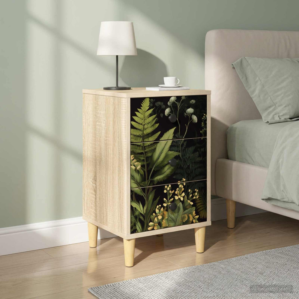vidaXL Szafka Nocna RHENEN 2 szt. dąb Sonoma 36 x 33 x 60 cm