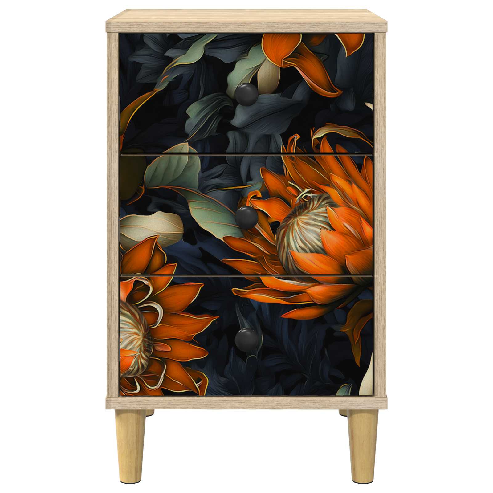 vidaXL Szafka Nocna LOCHEM 2 szt. dąb Sonoma 36 x 33 x 60 cm