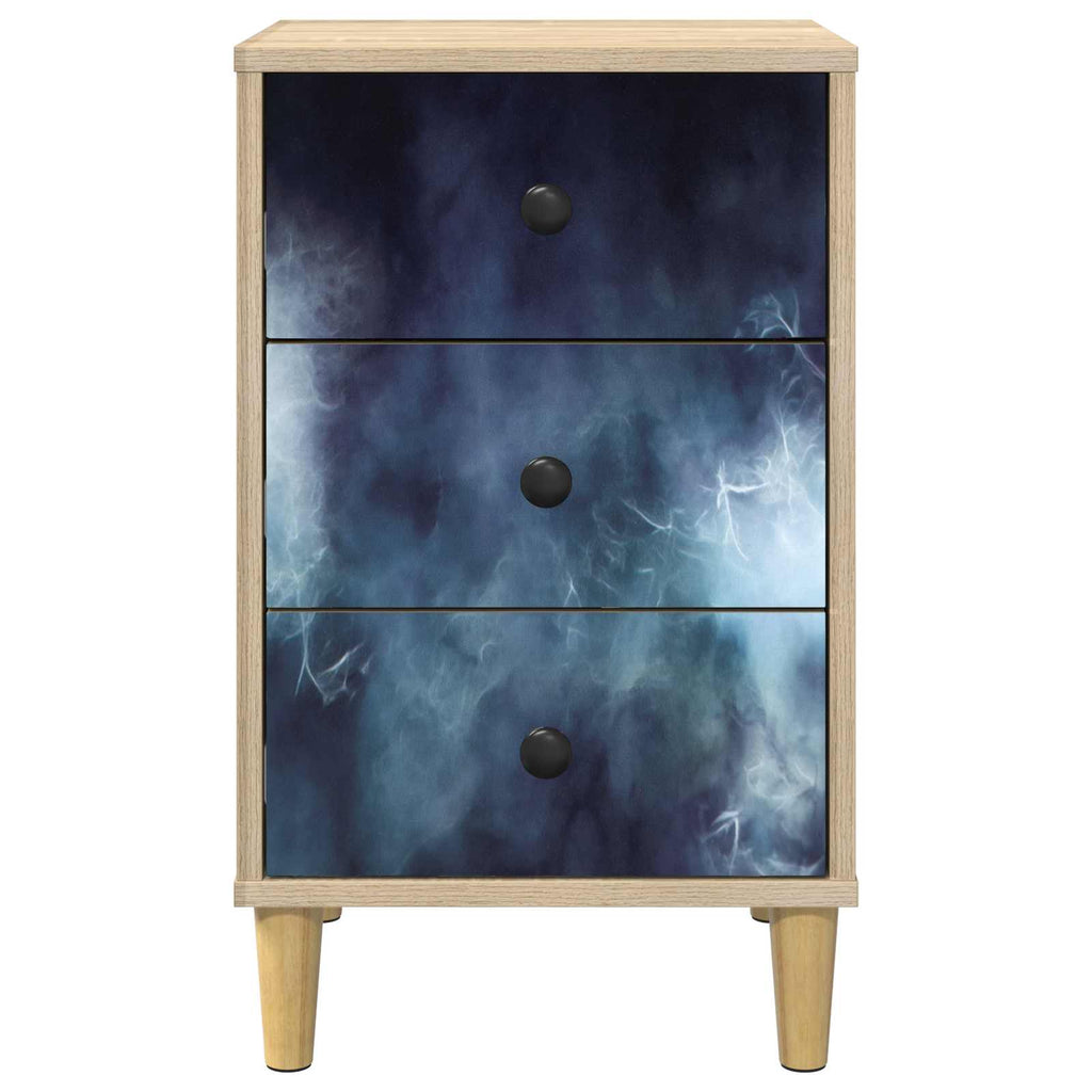 vidaXL Szafka Nocna RAALTE 2 szt. dąb Sonoma 36 x 33 x 60 cm
