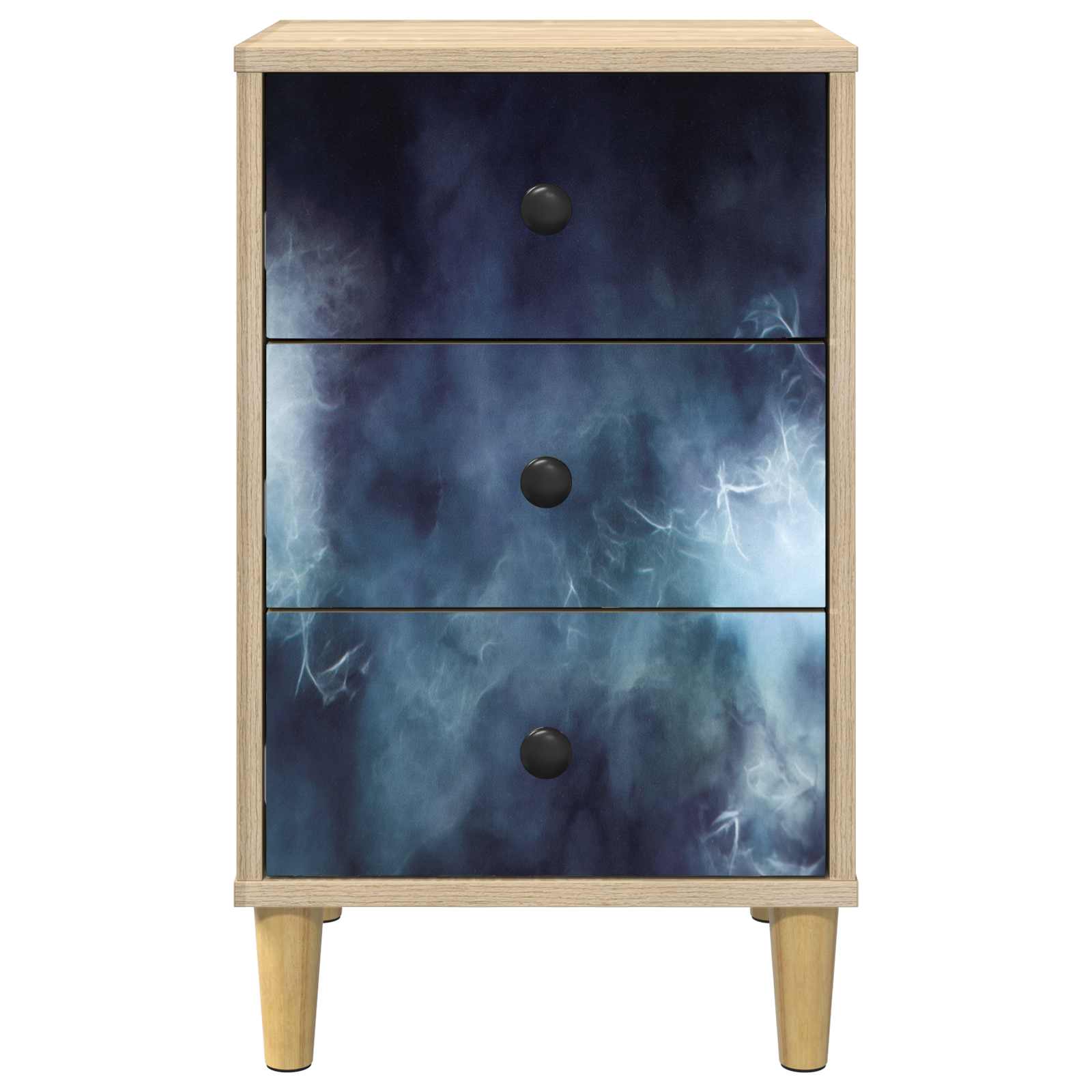vidaXL Szafka Nocna RAALTE 2 szt. dąb Sonoma 36 x 33 x 60 cm