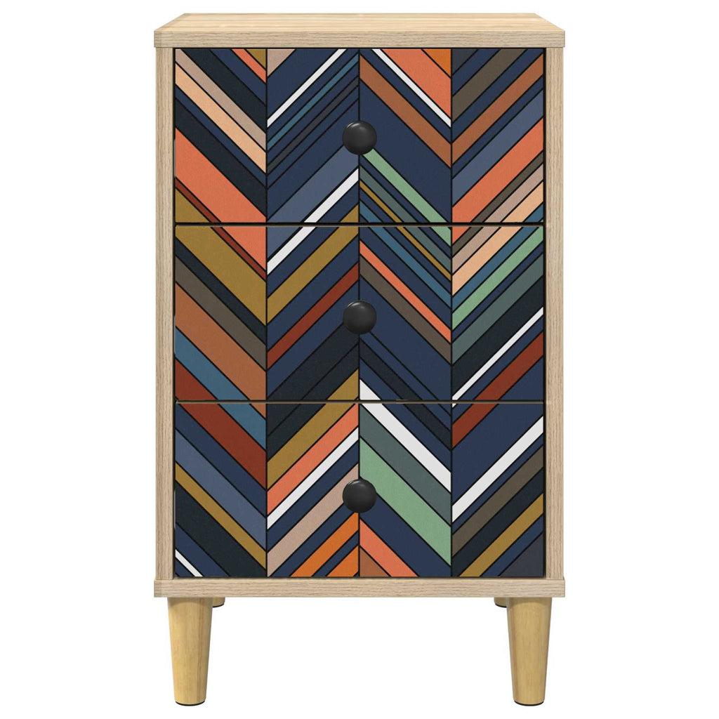 vidaXL Szafka Nocna OMMEN dąb Sonoma 36 x 33 x 60 cm