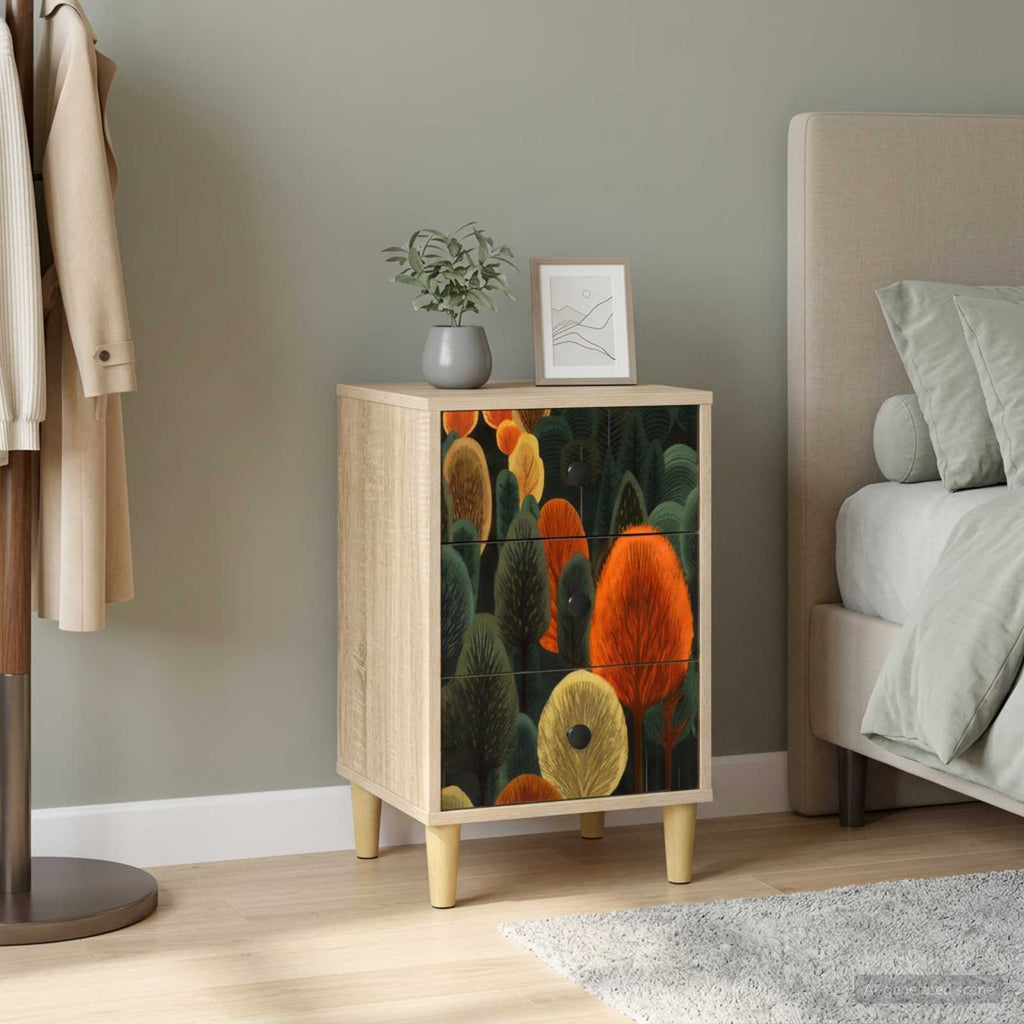 vidaXL Szafka Nocna ZAANDAM dąb Sonoma 36 x 33 x 60 cm