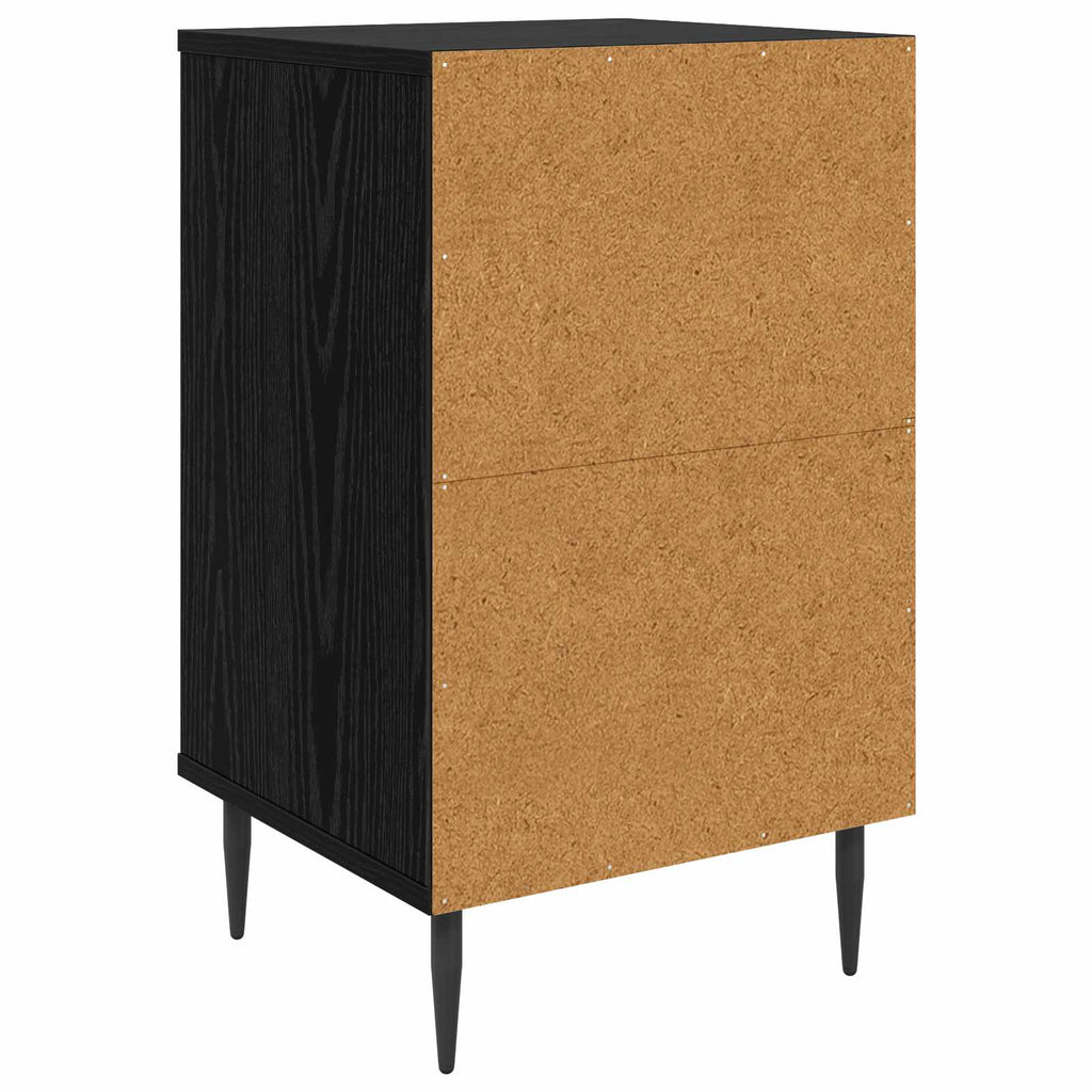 vidaXL Szafka Nocna ESSEN 2 szt. Czarny dąb 36 x 33 x 61 cm