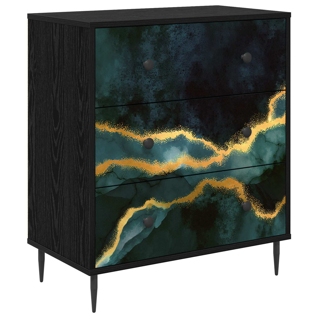 vidaXL Komoda z szufladami WIJHE 66 x 36,5 x 76 cm Drewno inżynieryjne