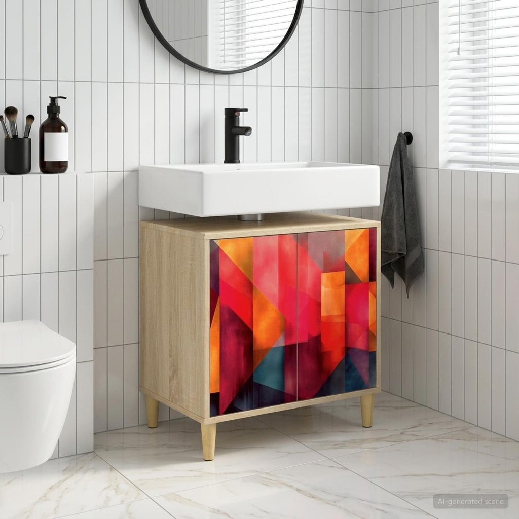 vidaXL Szafka Łazienkowa HEESCH Sonoma 60 x 40 x 60 cm