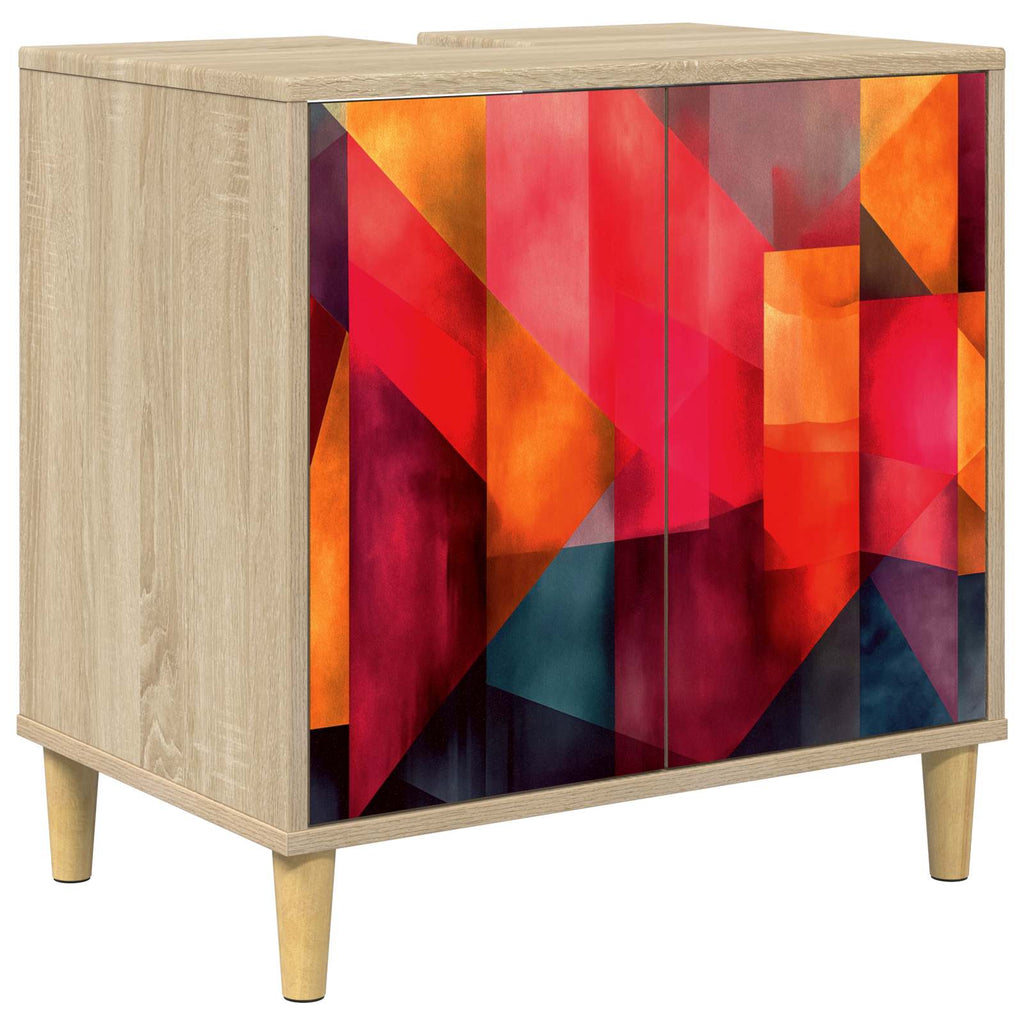 vidaXL Szafka Łazienkowa HEESCH Sonoma 60 x 40 x 60 cm