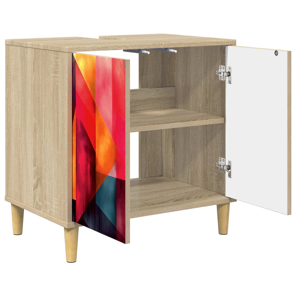 vidaXL Szafka Łazienkowa HEESCH Sonoma 60 x 40 x 60 cm