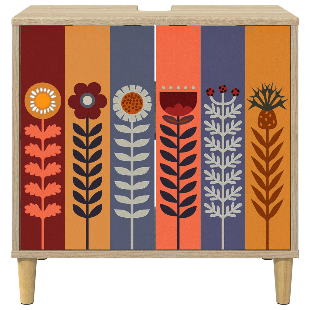vidaXL Szafka Łazienkowa ESSEN Sonoma 60 x 40 x 60 cm