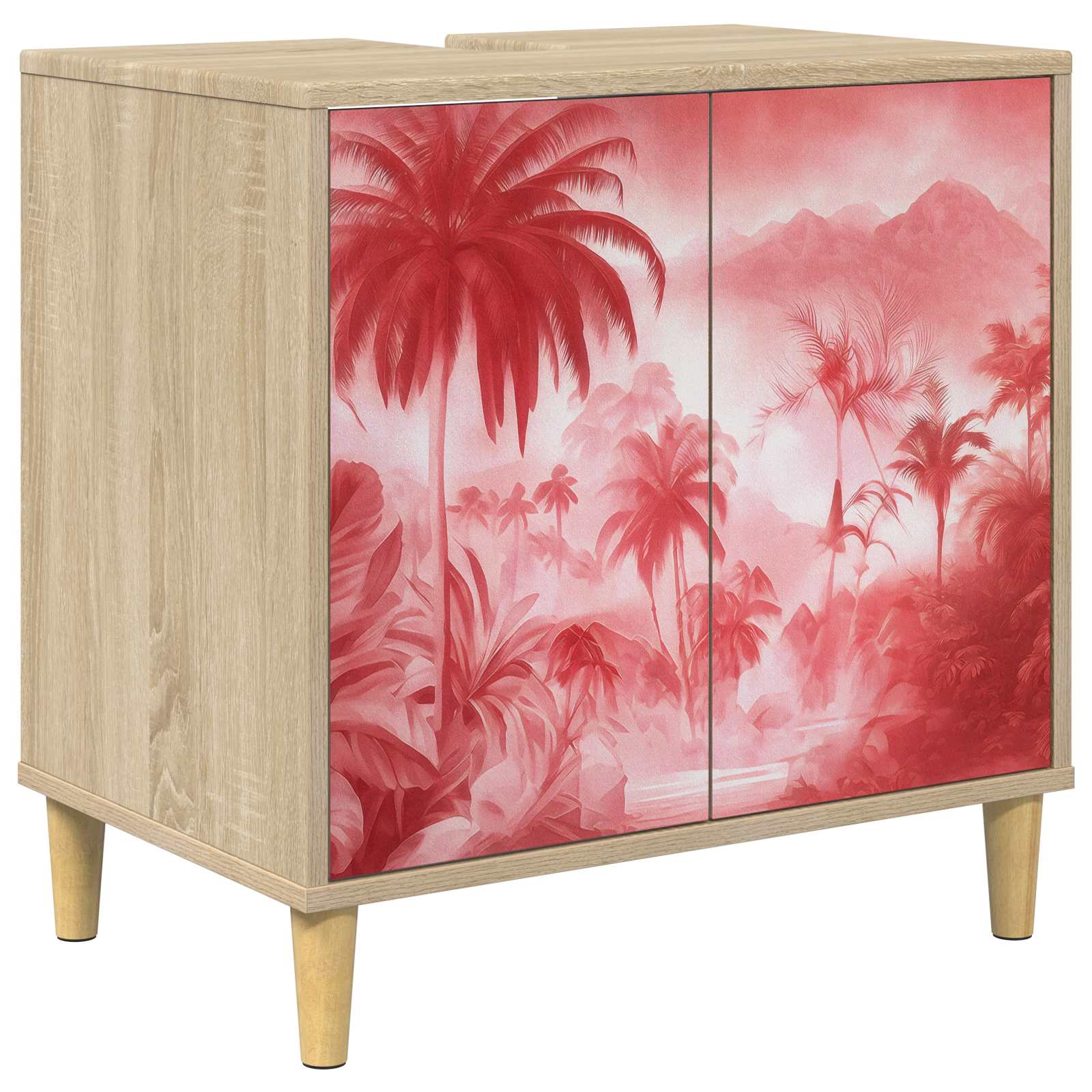 vidaXL Szafka Łazienkowa AACHEN Sonoma 60 x 40 x 60 cm