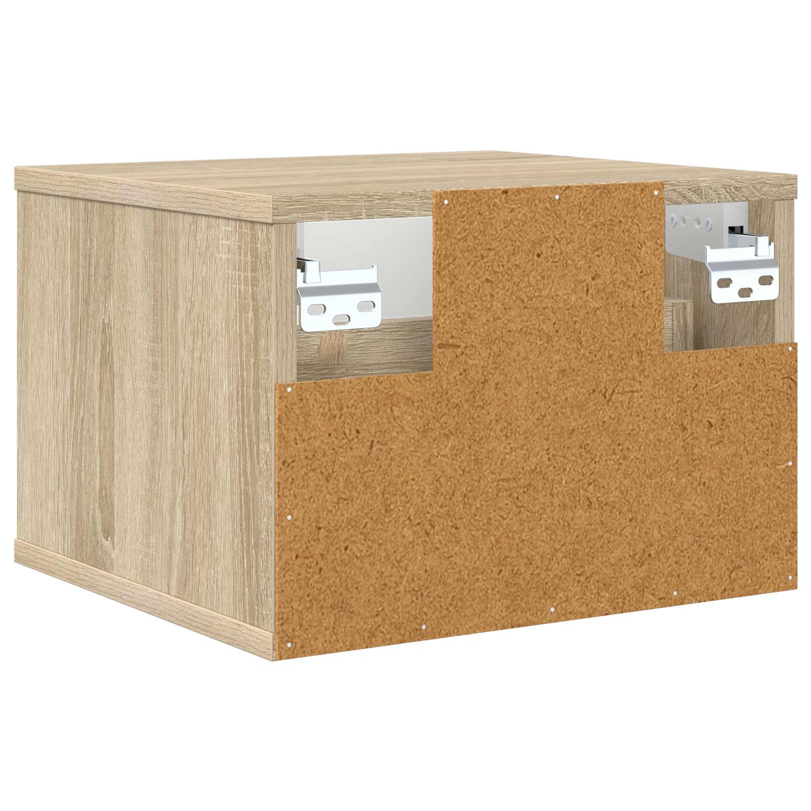 vidaXL Ścienny stolik nocny LOCHEM 2 szt. dąb Sonoma 36 x 33 x 25 cm