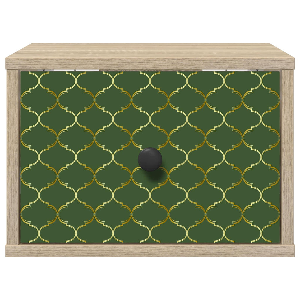 vidaXL Ścienny stolik nocny GELEEN dąb Sonoma 36 x 33 x 25 cm