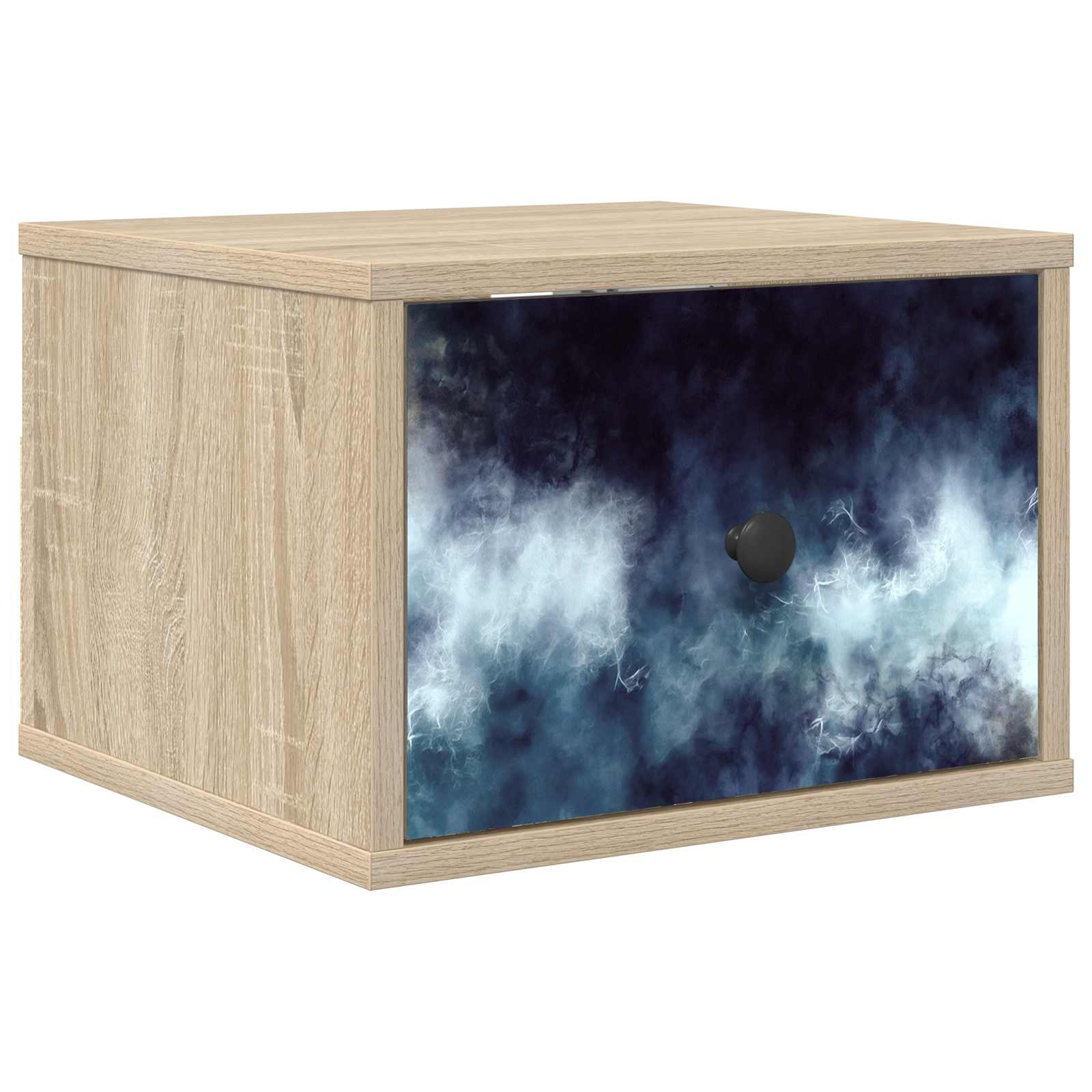 vidaXL Ścienny stolik nocny RAALTE dąb Sonoma 36 x 33 x 25 cm