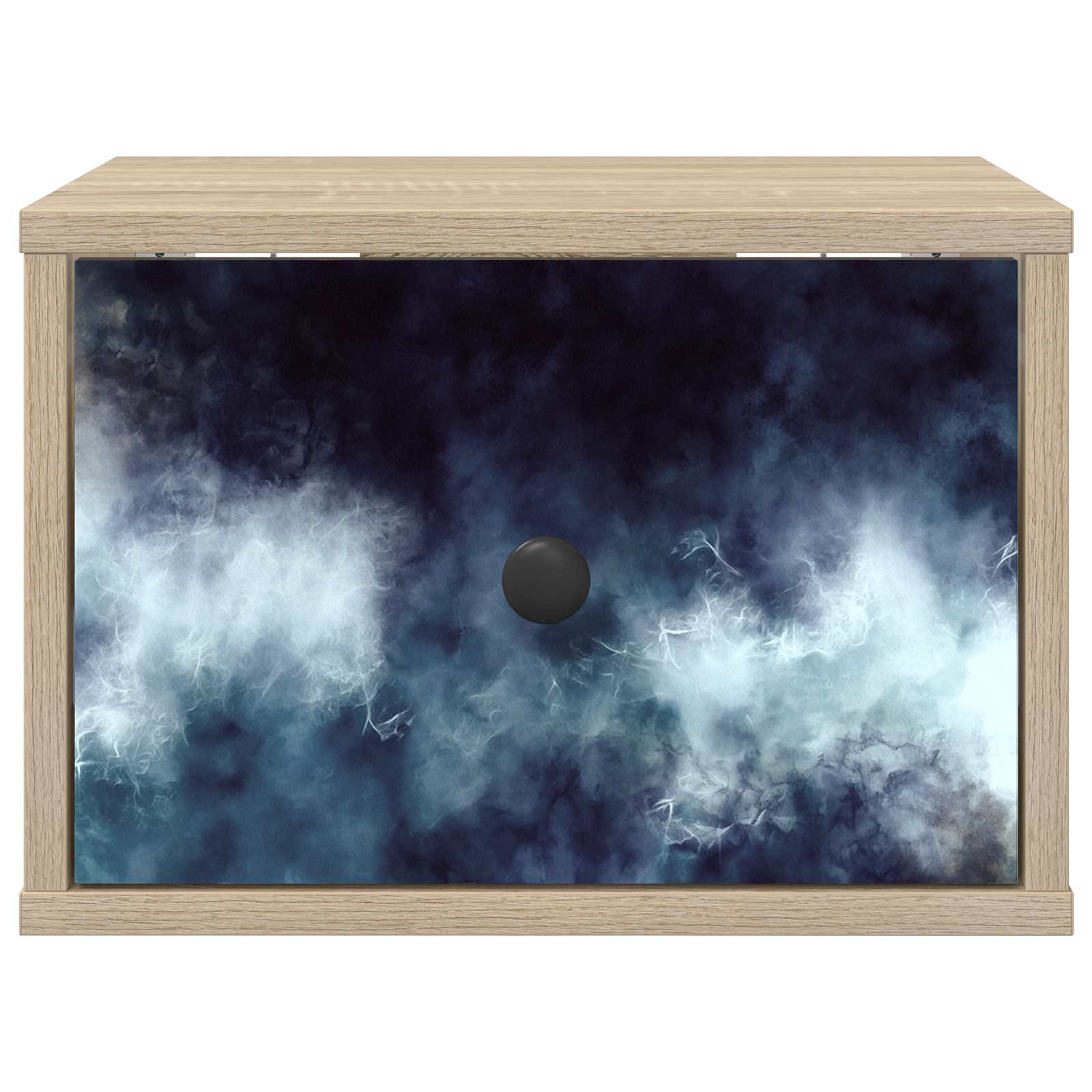 vidaXL Ścienny stolik nocny RAALTE dąb Sonoma 36 x 33 x 25 cm