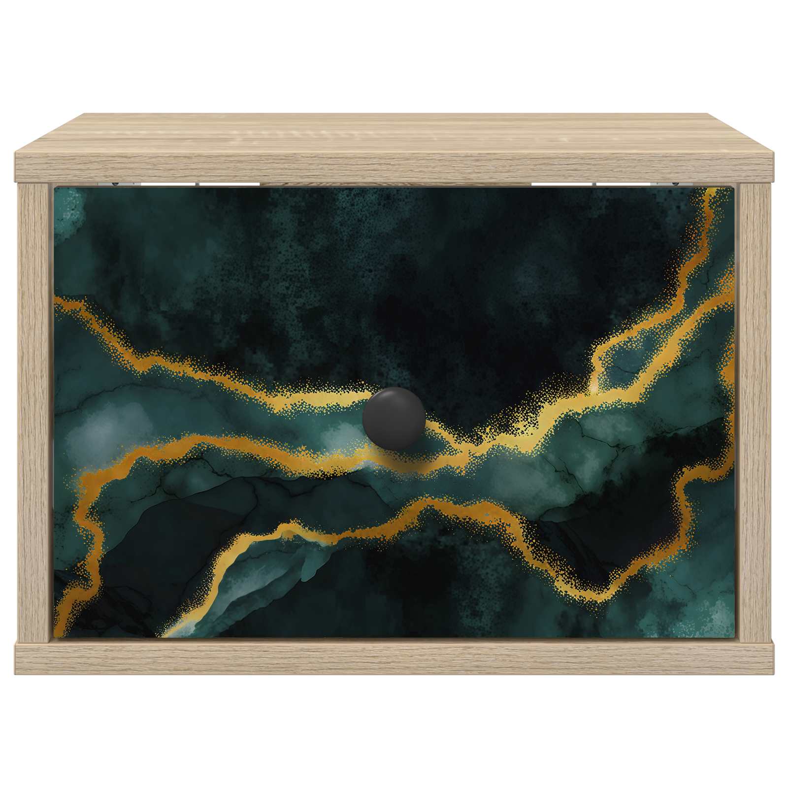 vidaXL Ścienny stolik nocny WIJHE 2 szt. dąb Sonoma 36 x 33 x 25 cm