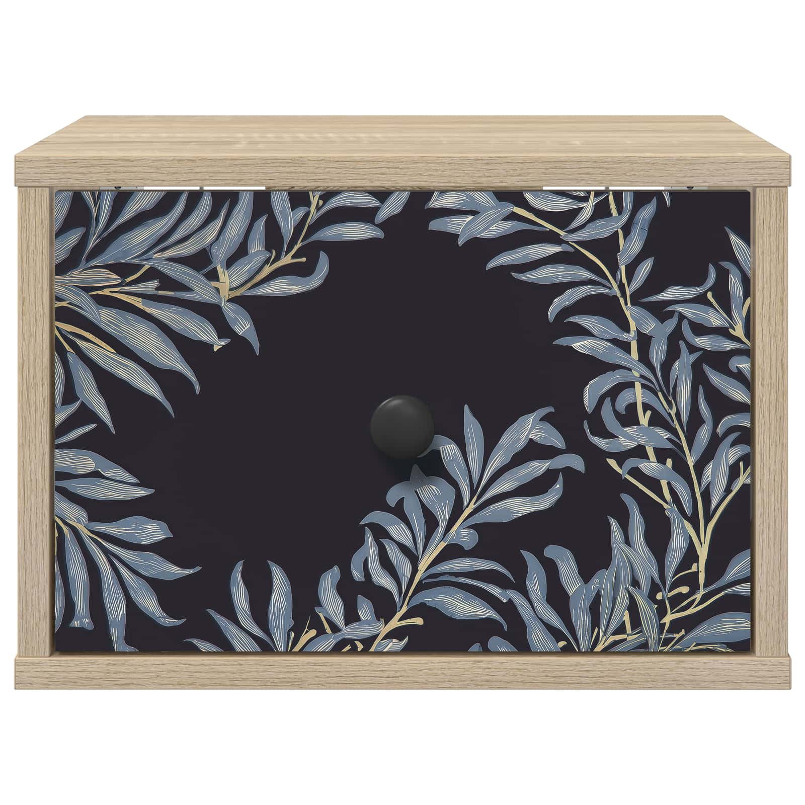 vidaXL Ścienny stolik nocny DOKKUM 2 szt. dąb Sonoma 36 x 33 x 25 cm