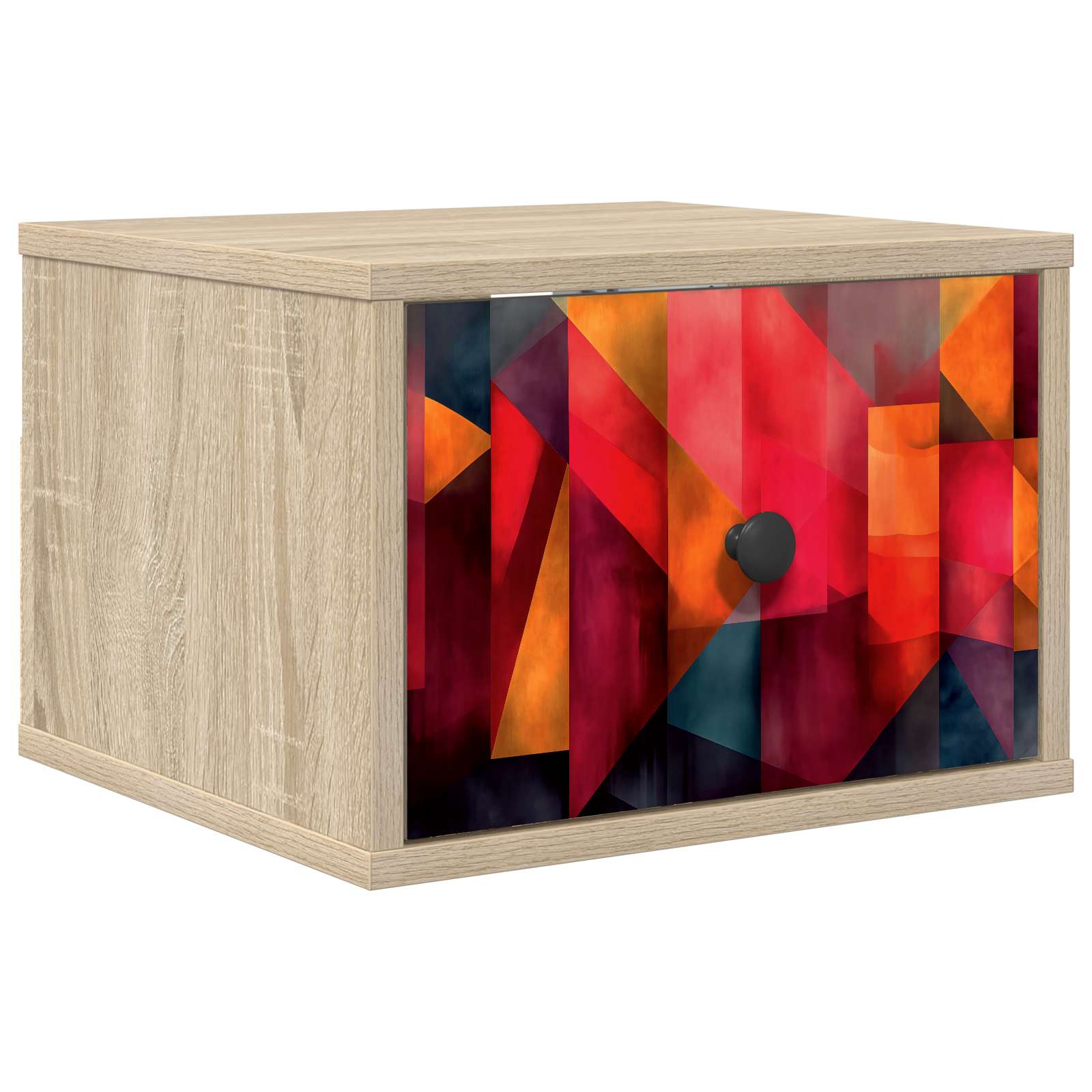 vidaXL Ścienny stolik nocny HEESCH dąb Sonoma 36 x 33 x 25 cm