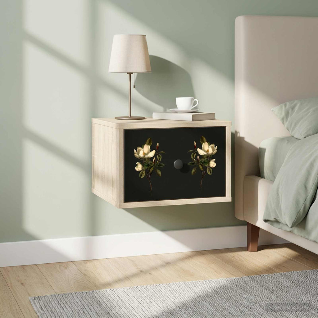 vidaXL Ścienny stolik nocny BREMEN dąb Sonoma 36 x 33 x 25 cm