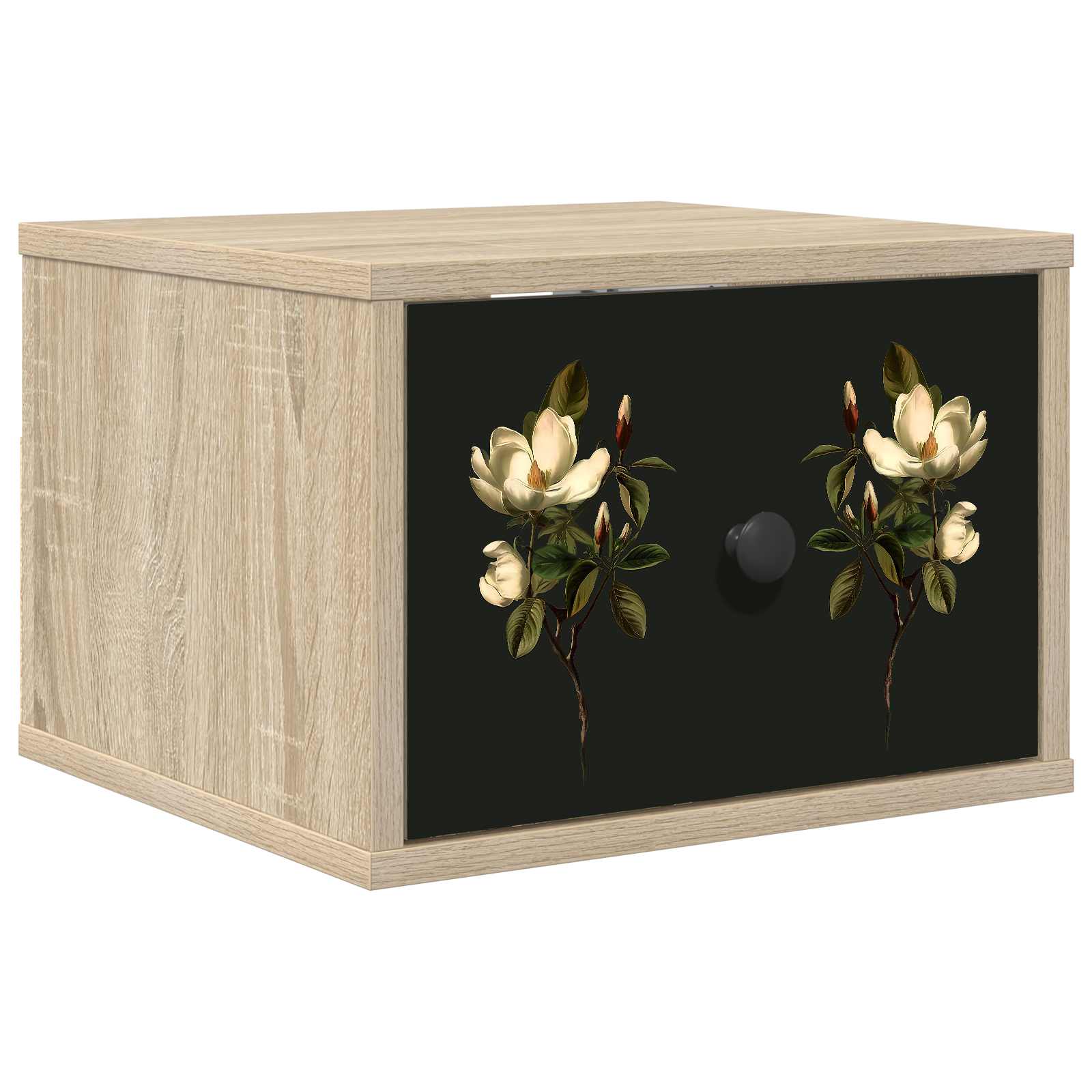 vidaXL Ścienny stolik nocny BREMEN dąb Sonoma 36 x 33 x 25 cm