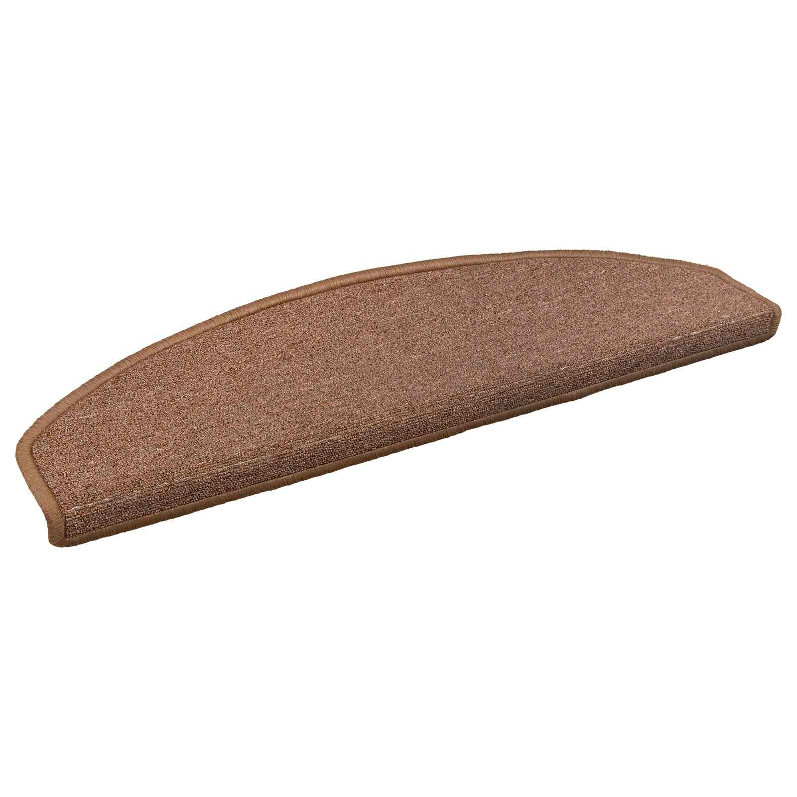 vidaXL Samoprzylepne maty na schody 15 pcs brązowy 80 x 24,5 x 3,5 cm