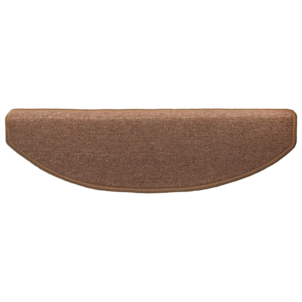 vidaXL Samoprzylepne maty na schody 15 pcs brązowy 80 x 24,5 x 3,5 cm