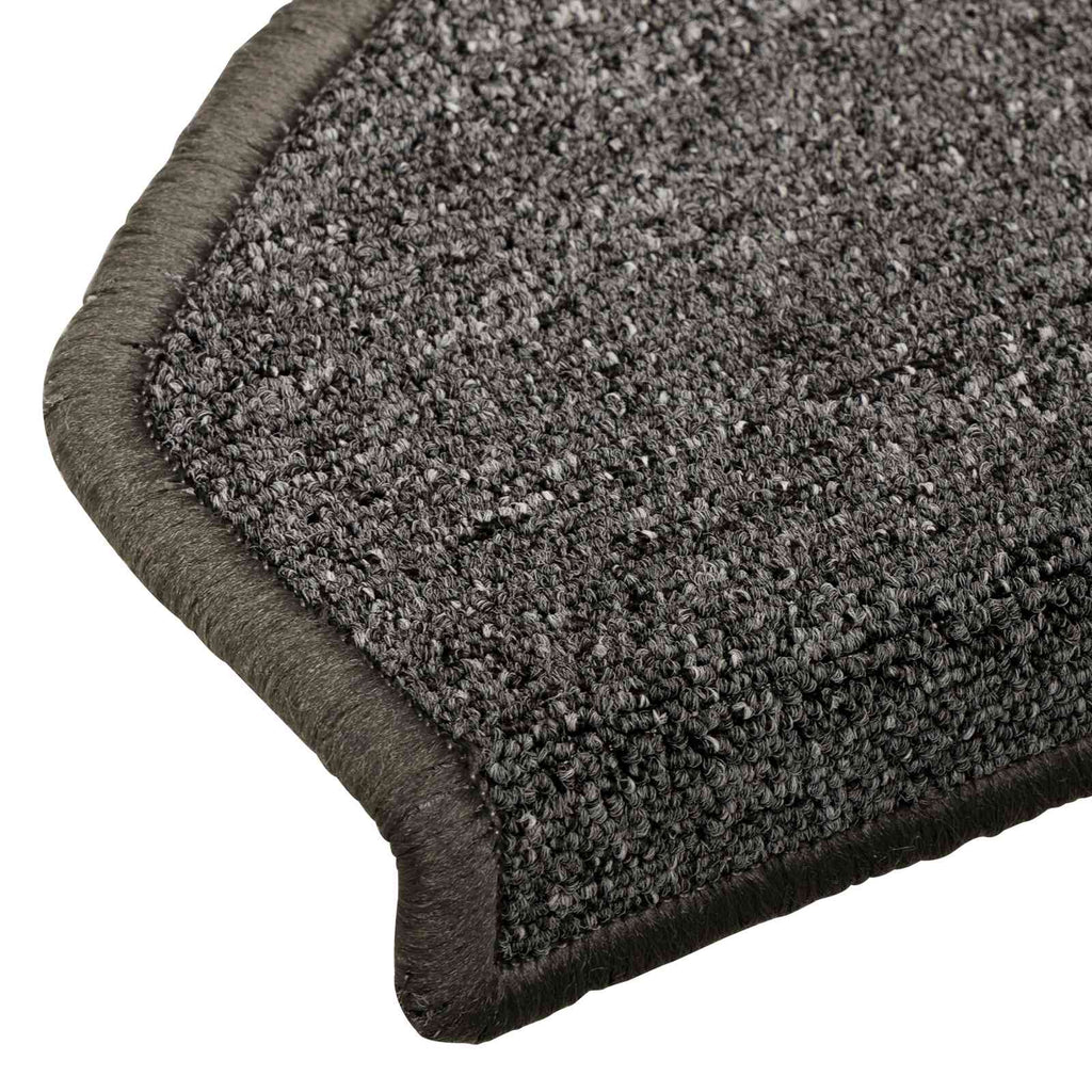 vidaXL Samoprzylepne maty na schody Półokrąg 15 pcs ciemnoszary