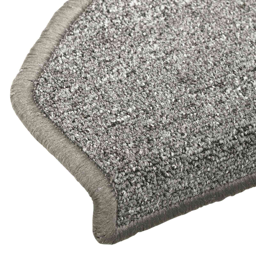 vidaXL Samoprzylepne maty na schody Półokrąg 15 pcs jasnoszary