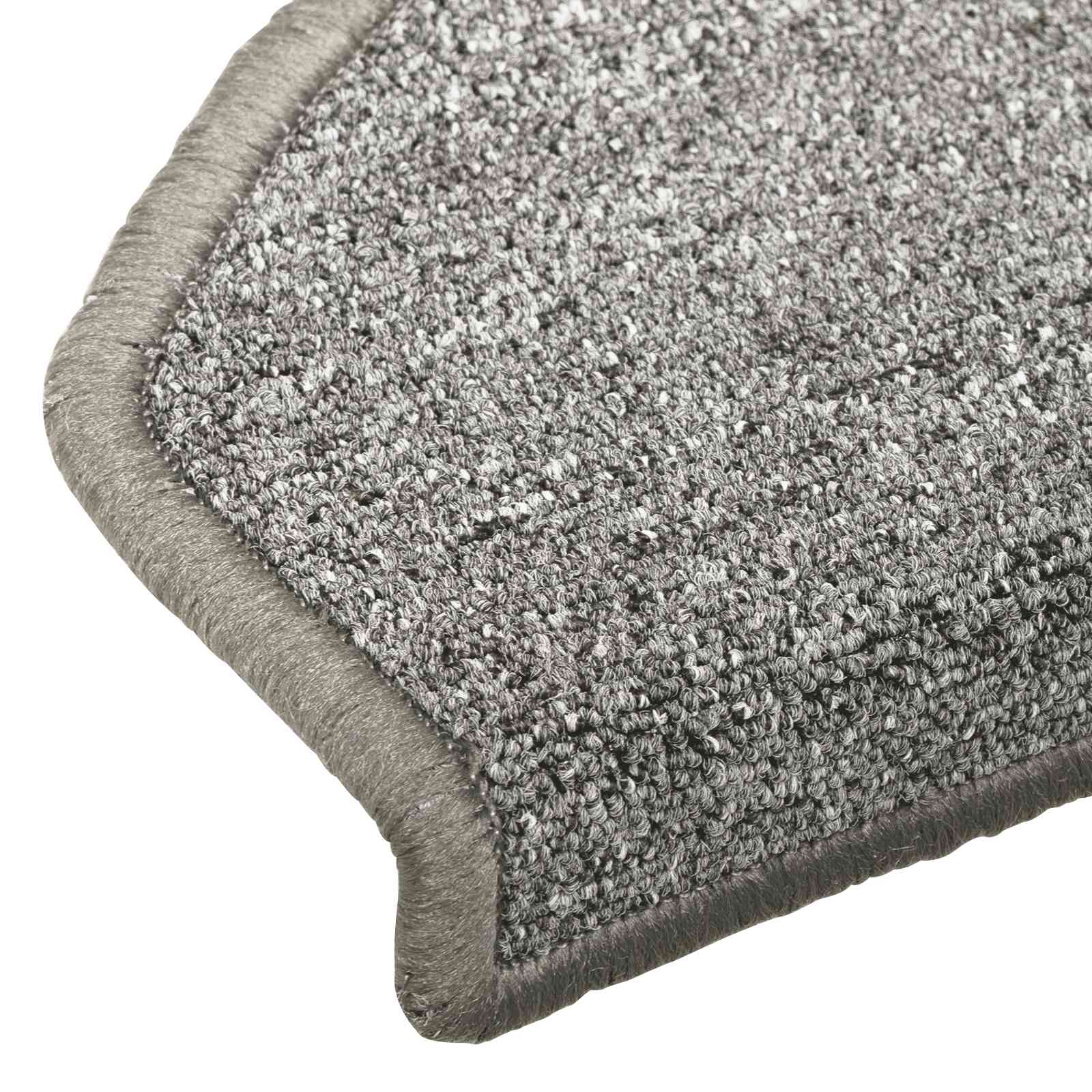 vidaXL Samoprzylepne maty na schody Półokrąg 15 pcs jasnoszary