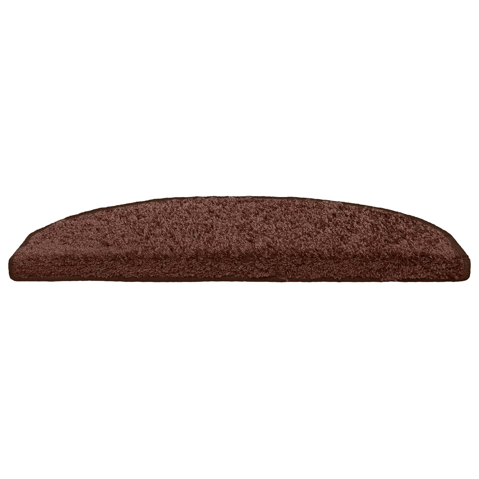 vidaXL Samoprzylepne maty na schody 15 pcs brązowy 80 x 24,5 x 3,5 cm