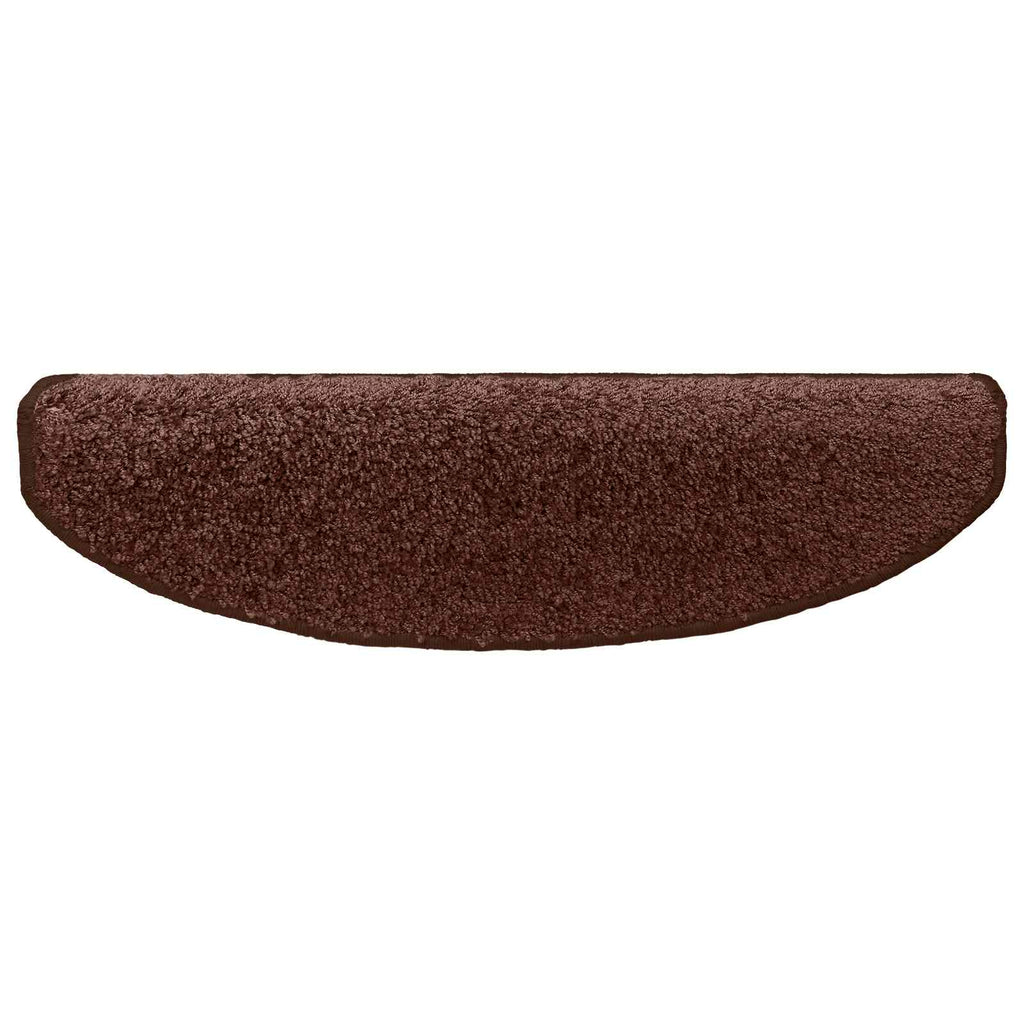 vidaXL Samoprzylepne maty na schody 15 pcs brązowy 80 x 24,5 x 3,5 cm