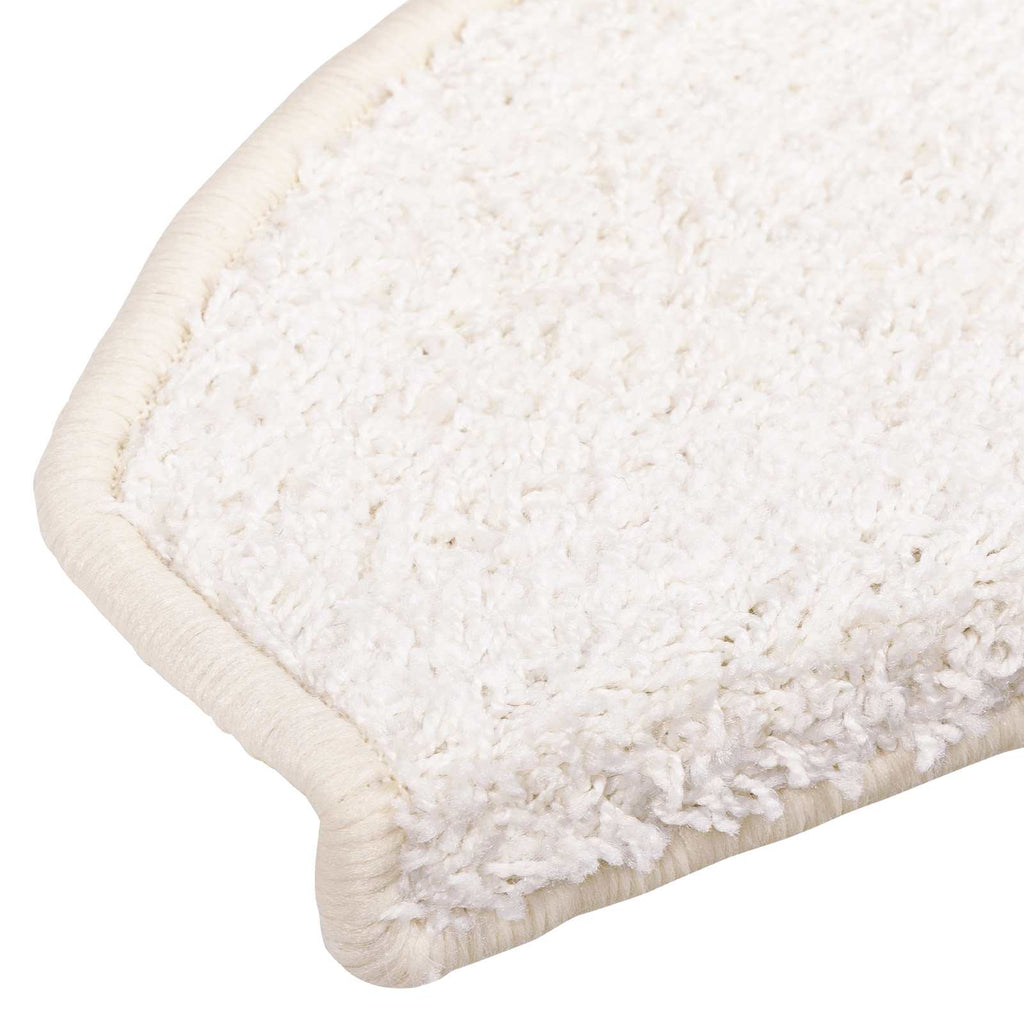 vidaXL Samoprzylepne maty na schody 15 pcs Biały 80 x 24,5 x 3,5 cm