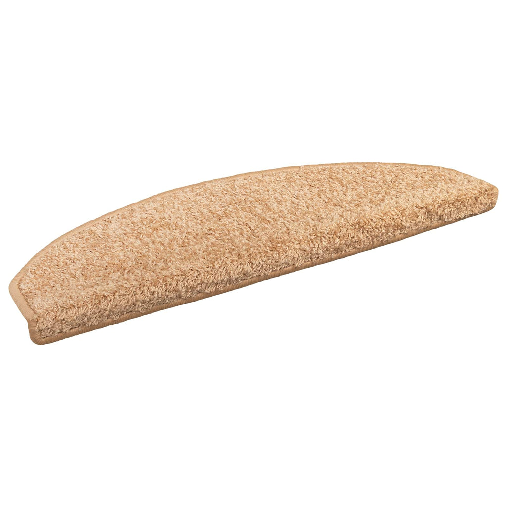 vidaXL Samoprzylepne maty na schody 15 pcs złoty 80 x 24,5 x 3,5 cm