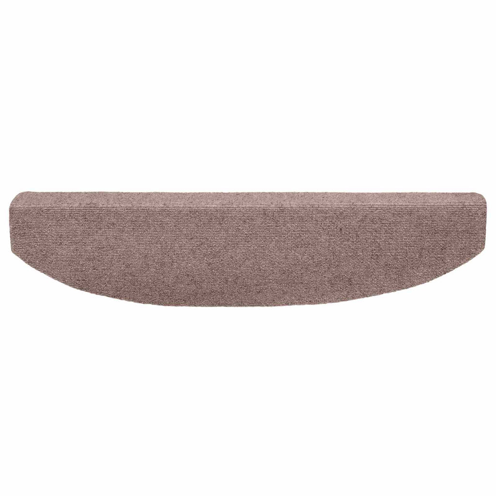 vidaXL Samoprzylepne maty na schody 15 pcs Beżowy 80 x 24,5 x 3,5 cm