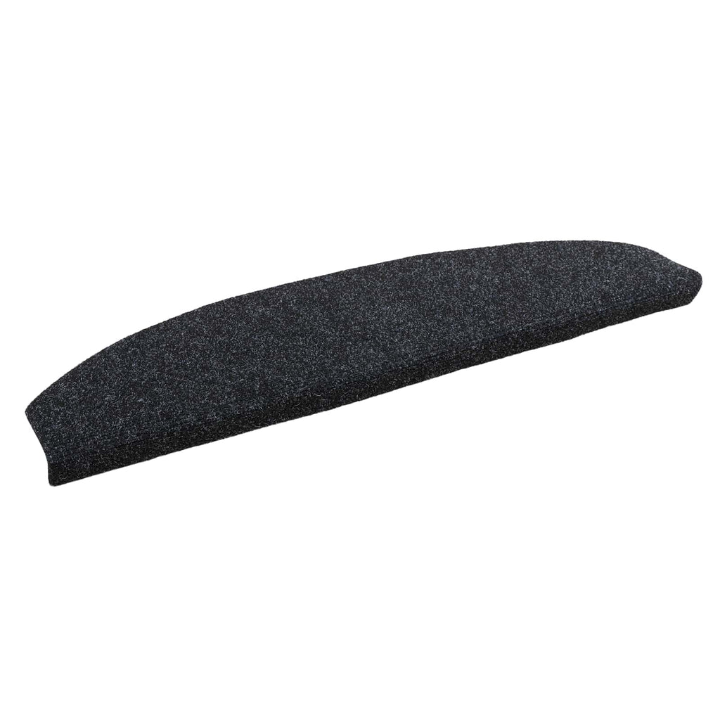vidaXL Samoprzylepne maty na schody 15 pcs Czarny 80 x 24,5 x 3,5 cm