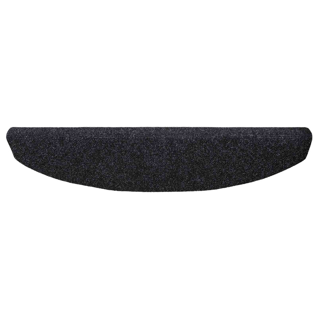 vidaXL Samoprzylepne maty na schody 15 pcs Czarny 80 x 24,5 x 3,5 cm