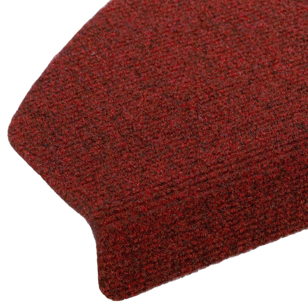 vidaXL Samoprzylepne maty na schody Półokrąg 15 pcs Bordeaux Czerwony