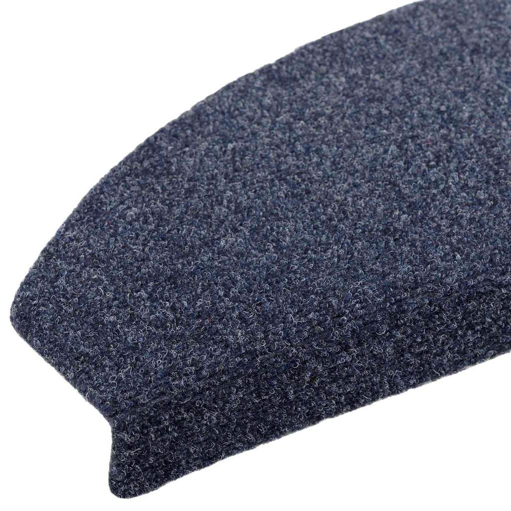 vidaXL Samoprzylepne maty na schody Półokrąg 15 pcs niebieski