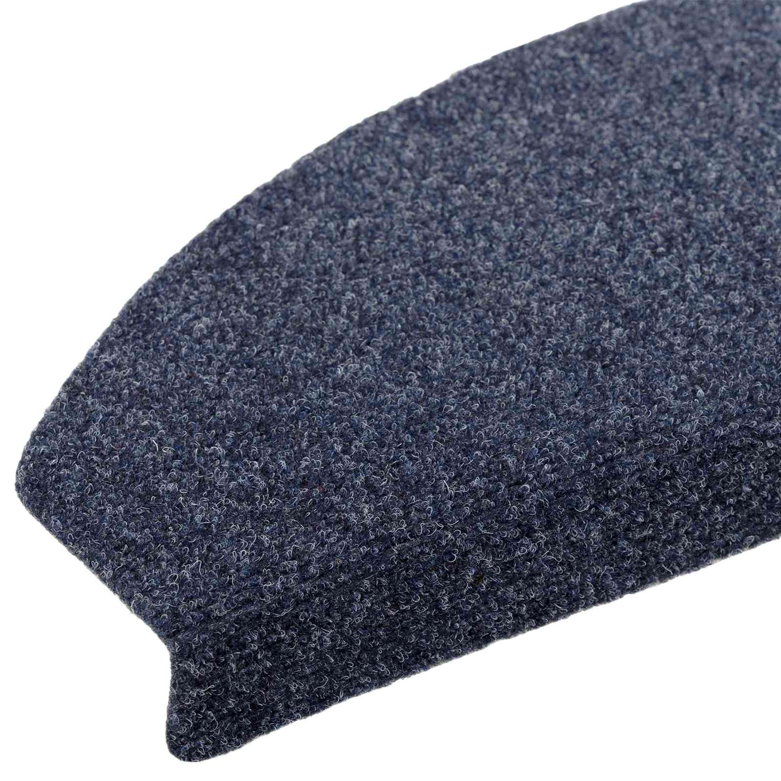 vidaXL Samoprzylepne maty na schody Półokrąg 15 pcs niebieski