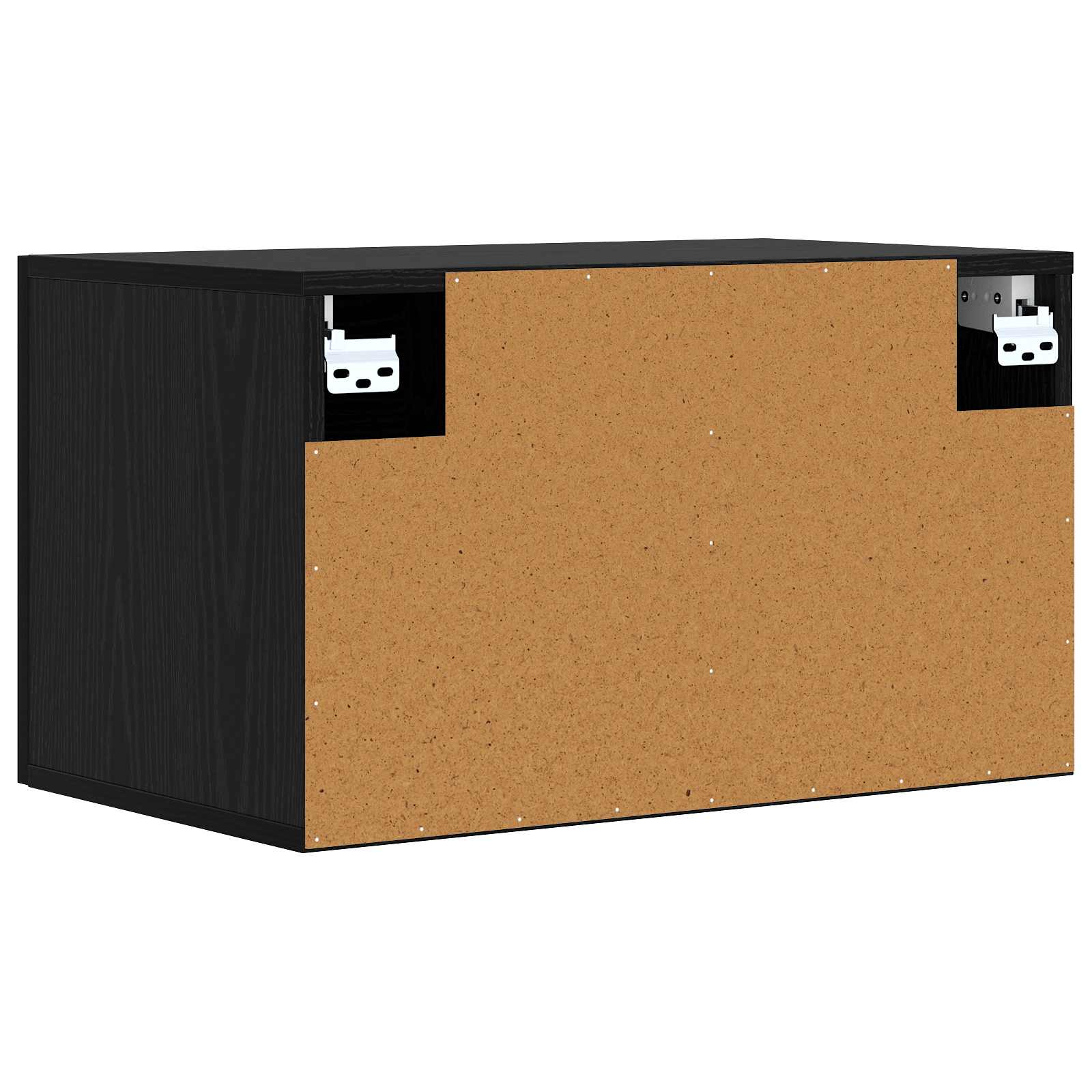 vidaXL Szafka ścienna Czarny dąb 60 x 36,5 x 35 cm Drewno inżynieryjne