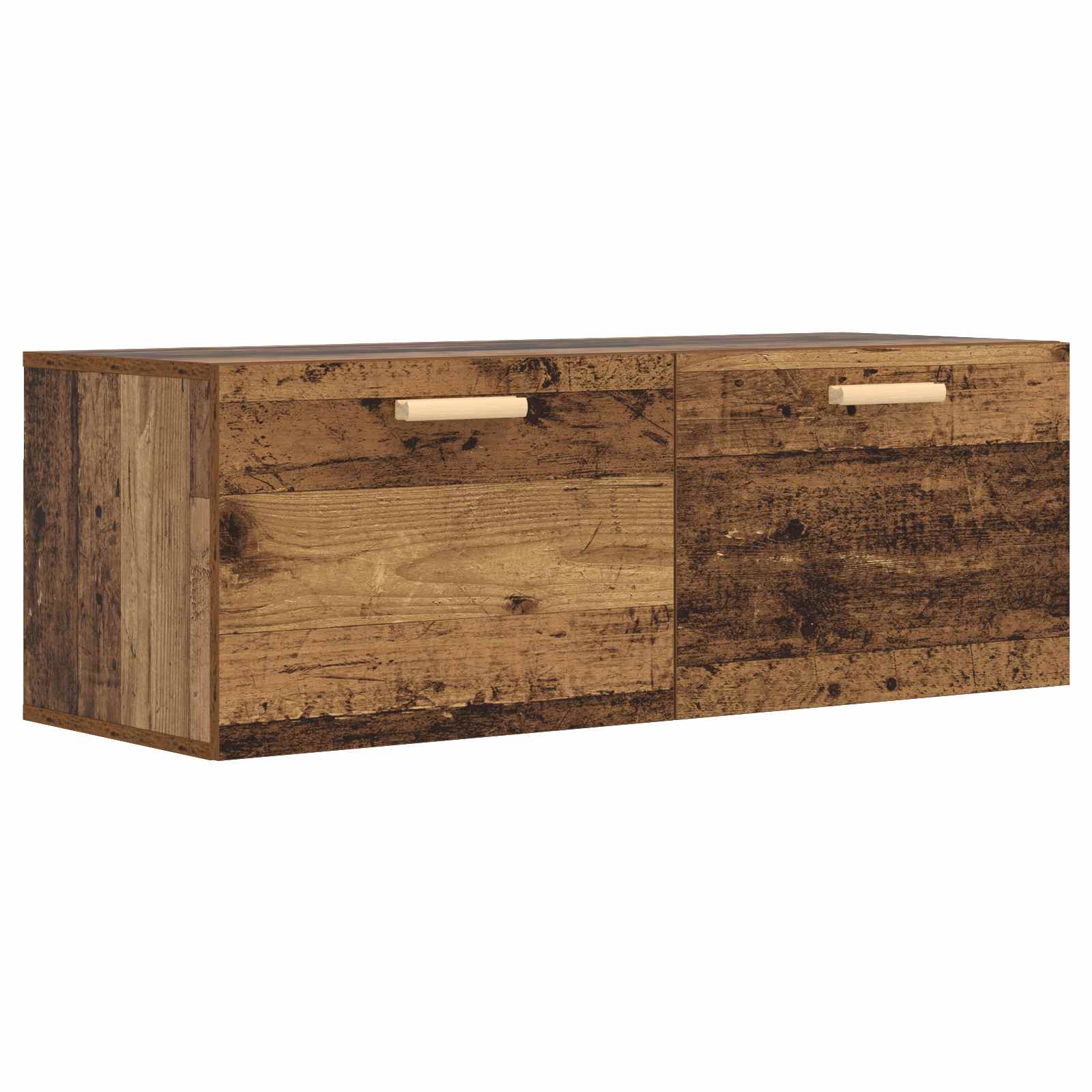 vidaXL Szafka ścienna stare drewno 100 x 36,5 x 35 cm