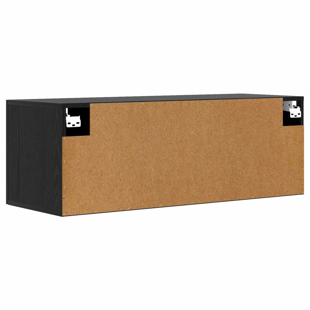 vidaXL Szafka ścienna Czarny dąb 100 x 36,5 x 35 cm