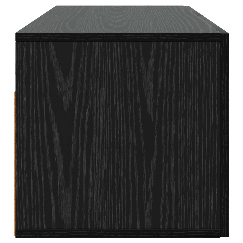vidaXL Szafka ścienna Czarny dąb 100 x 36,5 x 35 cm