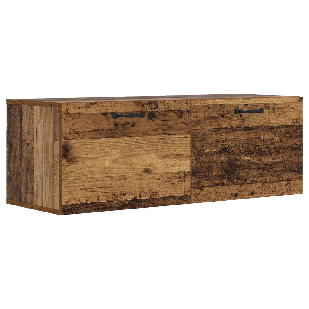 vidaXL Szafka ścienna stare drewno 100 x 36,5 x 35 cm