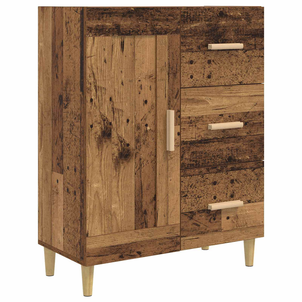 vidaXL Bufet Stare drewno 69,5 x 34 x 90 cm Drewno inżynieryjne
