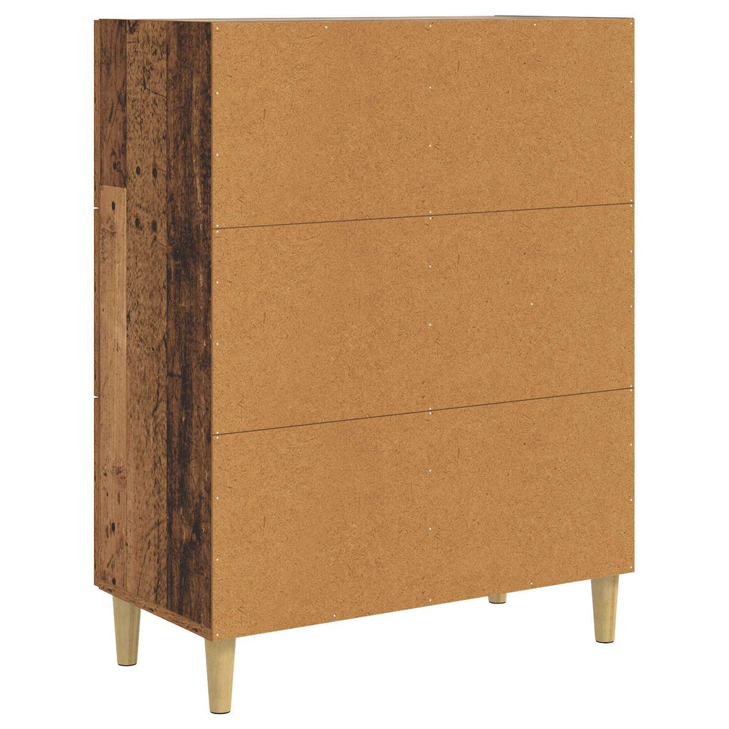 vidaXL Bufet Stare drewno 69,5 x 34 x 90 cm Drewno inżynieryjne