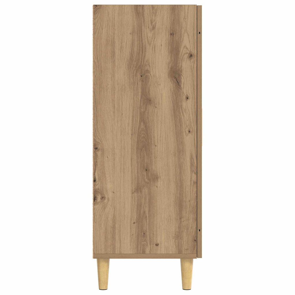 vidaXL Bufet Dąb artisan 69,5 x 34 x 90 cm Drewno inżynieryjne