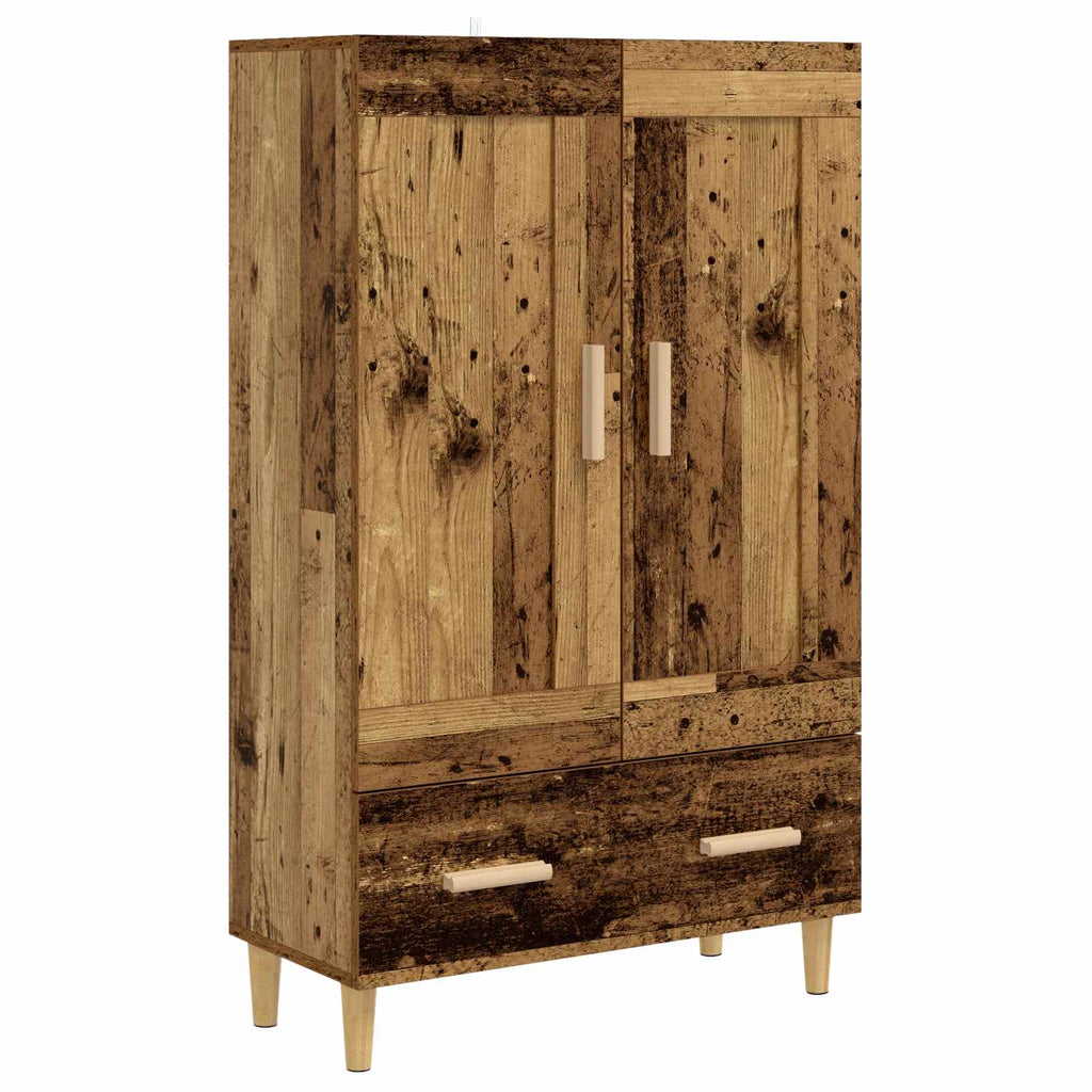 vidaXL Highboard Stare drewno 70 x 31 x 115 cm Drewno inżynieryjne