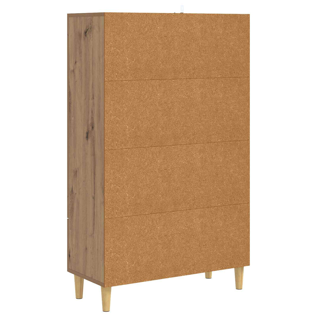 vidaXL Highboard Dąb artisan 70 x 31 x 115 cm Drewno inżynieryjne